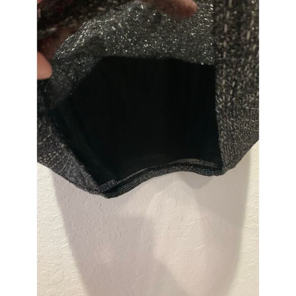 VENUS Black Bodycon Cocktail Party Nightlife Shimmer Dress Size M - Picture 5 of 7